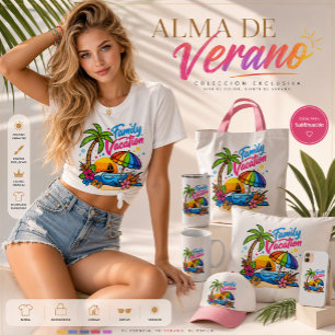 Camiseta Triblenda Sunset Paradise Vacation