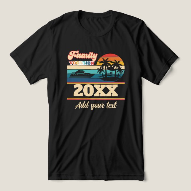 Camiseta Triblenda Sunset personalizado de vocación familiar (Diseño delantero )