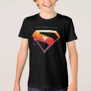 Camiseta Triblenda Sunset Soar Superman Shield