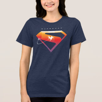 Camiseta Triblenda Sunset Soar Superman Shield