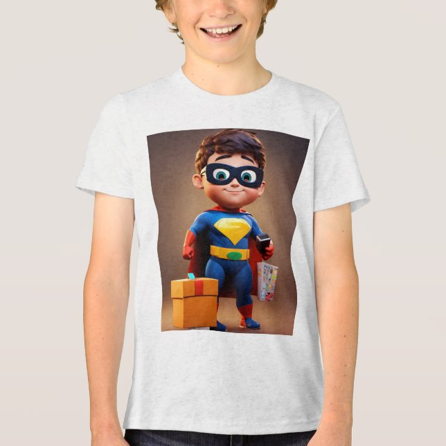 Camiseta Triblenda "Super Box Man" (Anverso)