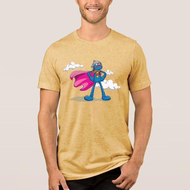 Camiseta Triblenda Super Grover (Anverso)