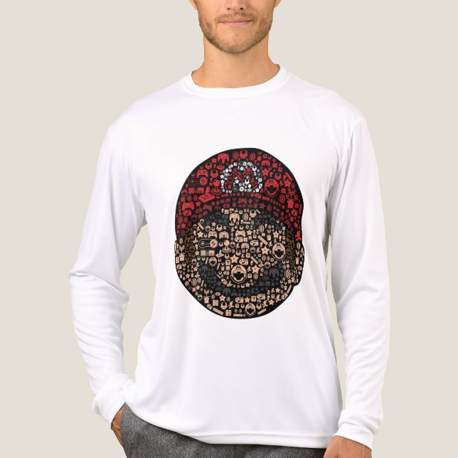 Camiseta Triblenda     super Mario design  (Anverso )