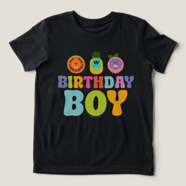 Camiseta Triblenda Super Simple | Bumble Nums Summer Birday Boy (Diseño delantero )