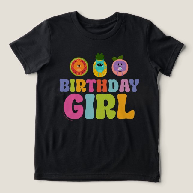 Camiseta Triblenda Super Simple | Chica de cumpleaños de verano Bumbl (Diseño delantero )