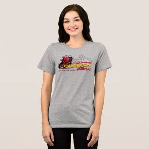 Camiseta Triblenda Superbike Racing Máxima Pasión Gráfico de Motocicl