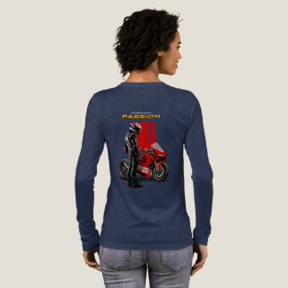 Camiseta Triblenda Superbike Racing Máxima Pasión Gráfico de Motocicl