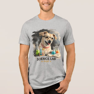 Camiseta Triblenda Superestrella de laboratorio de ciencia Perro lind