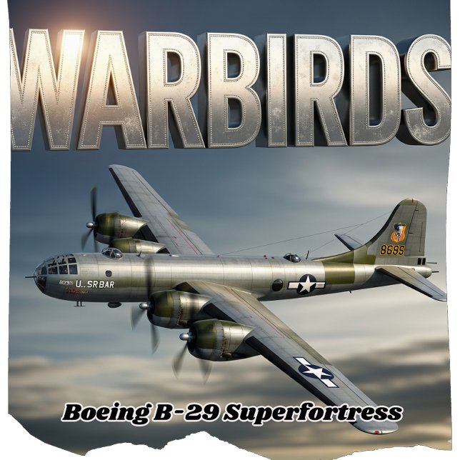 Camiseta Triblenda Superfortaleza de Boeing B-29 de época (Subido por el creador)