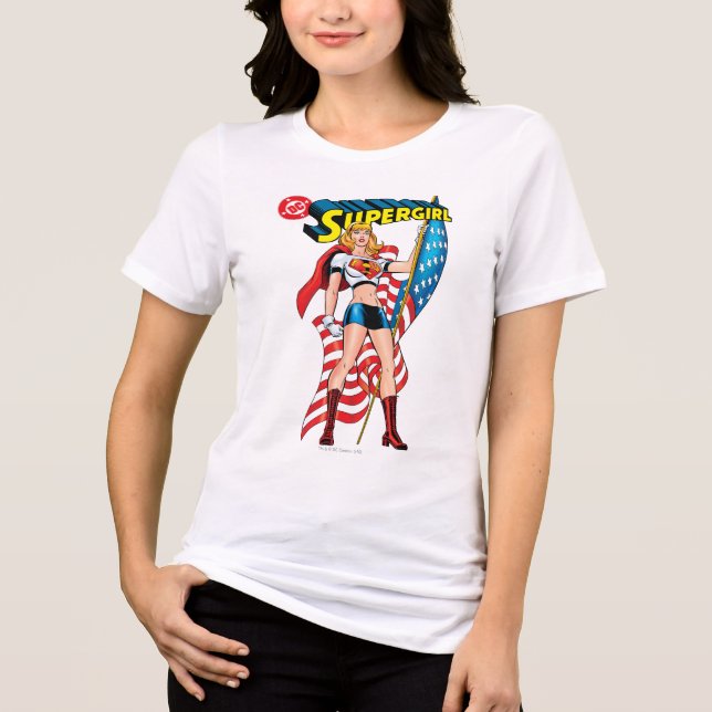 Camiseta Triblenda Supergirl (Anverso)