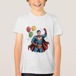 Camiseta Triblenda Superhero Boys Birthday Party