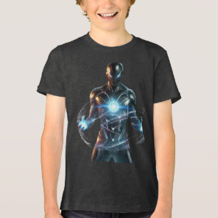 Camiseta Triblenda Superhéroe de campo de fuerza futurista
