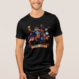 Camiseta Triblenda Superhéroe Patriótico 250 Aniversario 