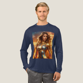 CAMISETA TRIBLENDA SUPERHÉROE - SUPERHÉROE FEMENINA