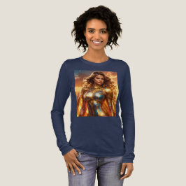 CAMISETA TRIBLENDA SUPERHÉROE - SUPERHÉROE FEMENINA