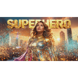 CAMISETA TRIBLENDA SUPERHÉROE - SUPERHÉROE FEMENINA