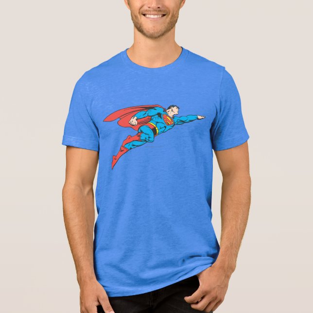 Camiseta Triblenda Superman Flying Right (Anverso)