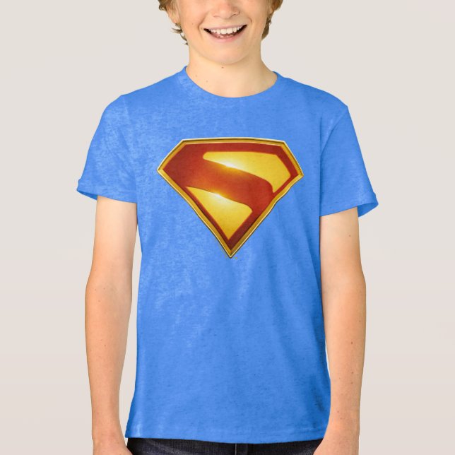 Camiseta Triblenda Superman Golden S Shield Brilliance (Anverso)