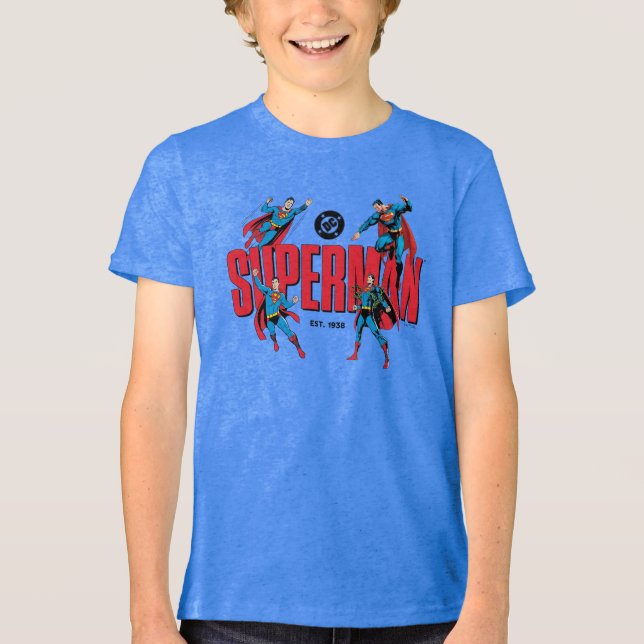 Camiseta Triblenda Superman Legends Forever Graphic (Anverso)