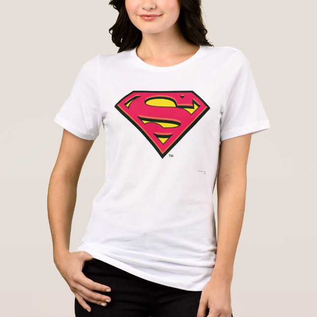 Camiseta Triblenda Superman S-Shield | Classic Logo (Anverso)