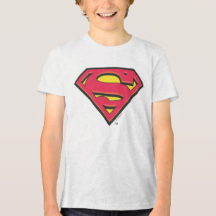 Camiseta Triblenda Superman S-Shield   Logotipo clásico