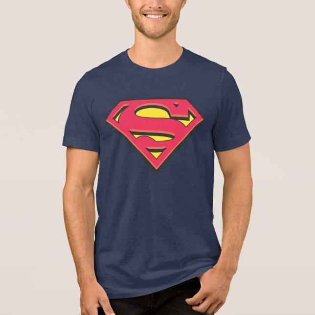 Camiseta Triblenda Superman S-Shield | Logotipo clásico (Anverso)