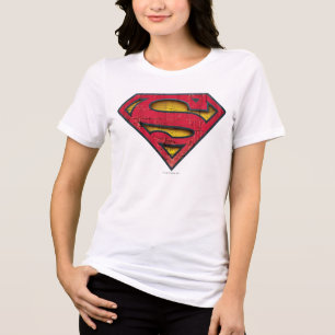 Camiseta Triblenda Superman S-Shield   Logotipo con problemas