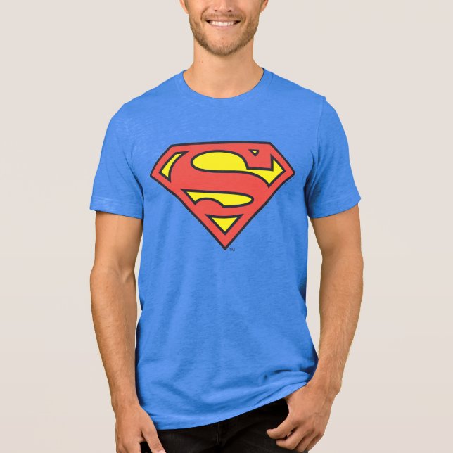 Camiseta Triblenda Superman S-Shield | Logotipo de Superman (Anverso)