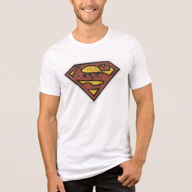 Camiseta Triblenda Superman S-Shield | Logotipo del periódico (Anverso)