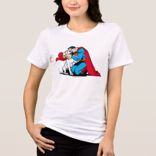 Camiseta Triblenda Superman y Krypto