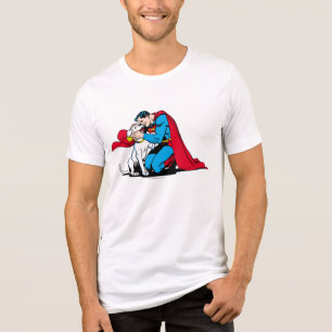 Camiseta Triblenda Superman y Krypto