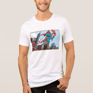 Camiseta Triblenda Superman y rascacielos