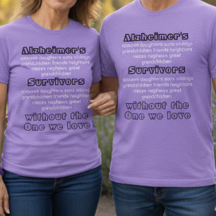 Camiseta Triblenda Supervivientes de la Enfermedad de Alzheimer ALZ M
