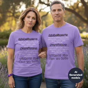 Camiseta Triblenda Supervivientes de la Enfermedad de Alzheimer ALZ M