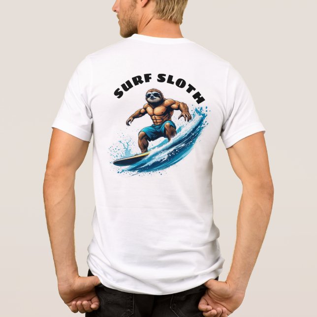 Camiseta Triblenda Surf Sloth (Reverso)