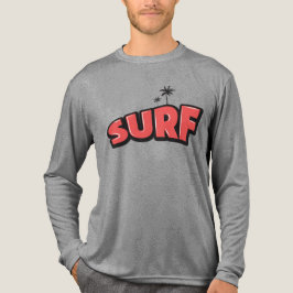 Camiseta Triblenda Surf, solo surf. En rojo