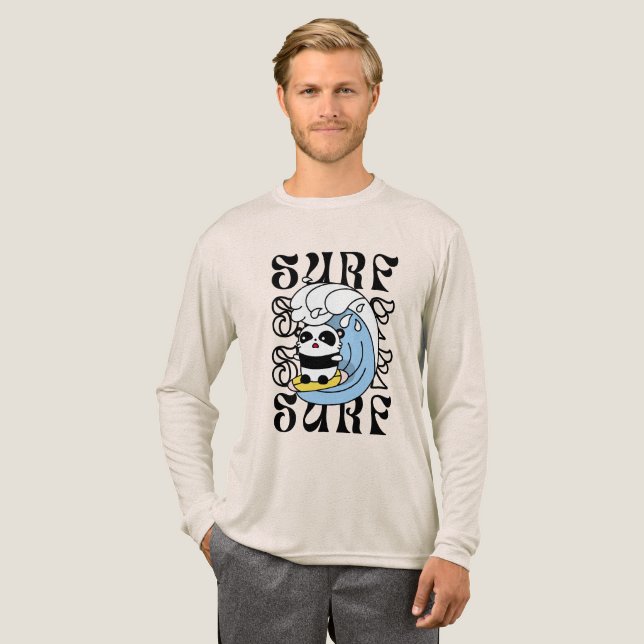 Camiseta Triblenda Surfer Panda (Anverso Completo)