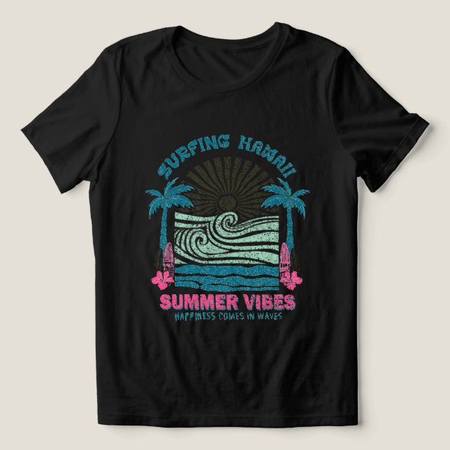 Camiseta Triblenda Surfing Hawaii (Diseño delantero )