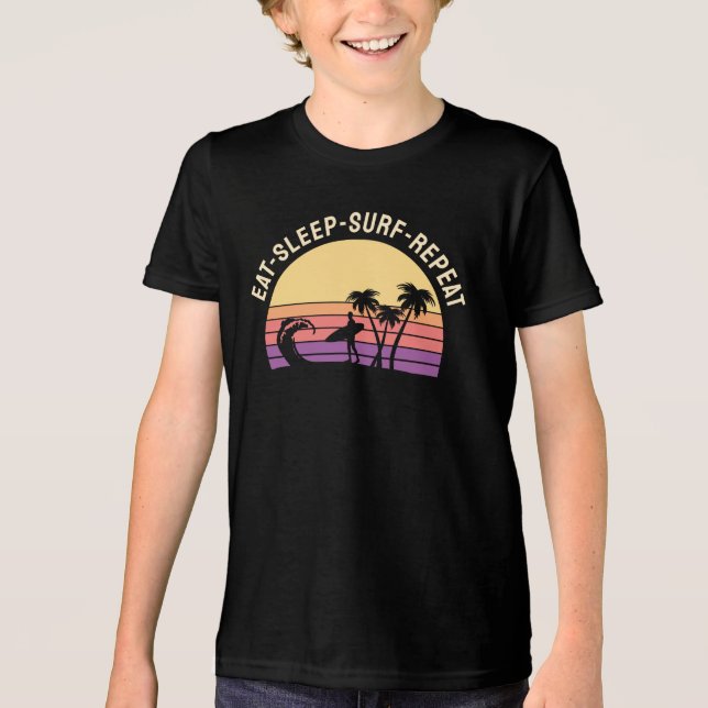 Camiseta Triblenda Surfing Retro (Anverso)