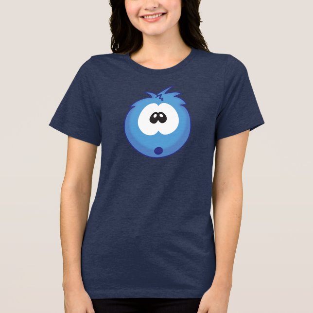 Camiseta Triblenda Surprised Blue Sneezie (Anverso)