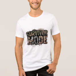 Camiseta Triblenda Survivor Mode Cracked Wall Men’s T-Shirt – Battle