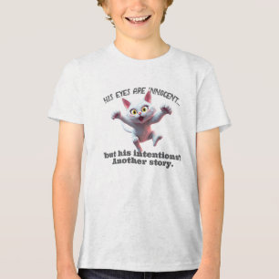 Camiseta Triblenda Sus ojos son inocentes, pero sus intenciones son o