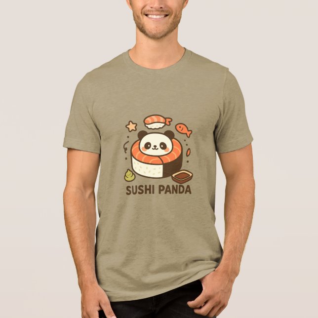 Camiseta Triblenda Sushi Panda Tee (Anverso)