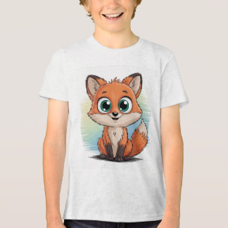 Camiseta Triblenda Süßer Fuchs Cartoon | Niedliche Tier Illustration