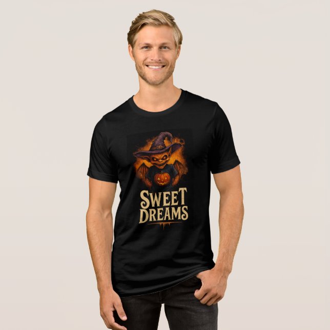 Camiseta Triblenda Sweet Dreams Creepy Goblin Design (Anverso Completo)