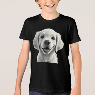 Camiseta Triblenda Sweet Golden Joy: Pixar-Style Puppy Friends