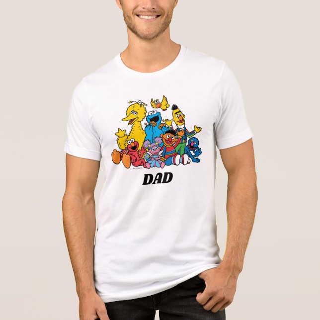 Camiseta Triblenda Sweet Sesame Street Pals (Anverso)