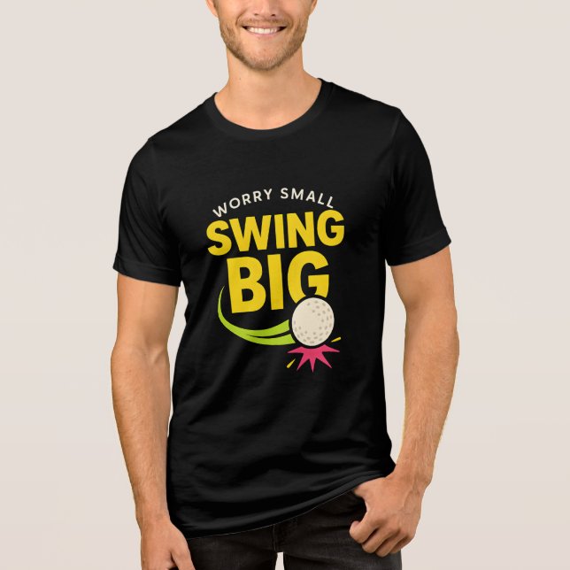 Camiseta Triblenda Swing Big, Worldwide Small Motivational (Anverso)