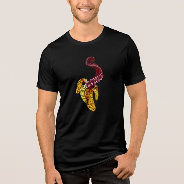 Camiseta Triblenda Swirly Mutant-Banana (Anverso)