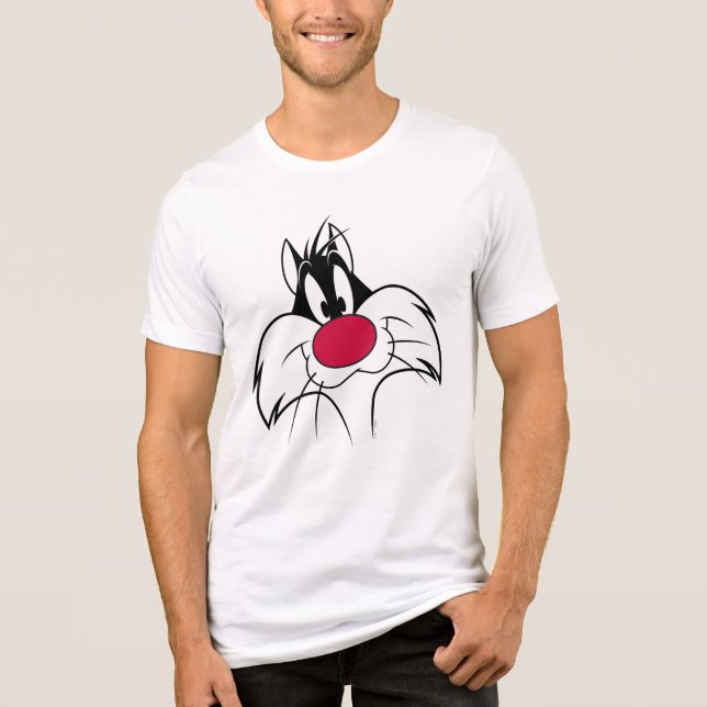Camiseta Triblenda SYLVESTER™ Rojo Nose Face (Anverso)